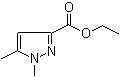 Ethyl 1,5-dimethylpyrazole-3-carboxylate molecular structure (CAS 5744-51-4)