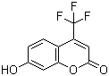 7-Hydroxy-4-(trifluoromethyl)coumarin molecular structure (CAS 575-03-1)