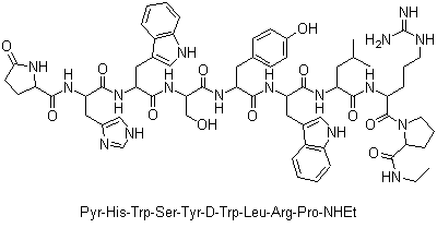 Deslorelin molecular structure (CAS 57773-65-6)