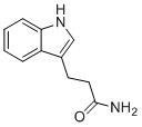 3-(1H-indol-3-yl)propanamide molecular structure (CAS 5814-93-7)