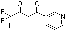 4,4,4-Trifluoro-1-(pyridine-3-yl)butane-1,3-dione molecular structure (CAS 582-73-0)