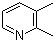 结构式 CAS# 583-61-9, 2,3-二甲基吡啶