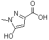 5-Hydroxy-1-methyl-1H-pyrazole-3-carboxylic acid molecular structure (CAS 58364-97-9)