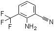 2-Amino-3-trifluoromethylbenzonitrile molecular structure (CAS 58458-14-3)