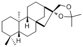 ent-16beta,17-Isopropylidenedioxykaurane molecular structure (CAS 58493-71-3)