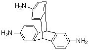 9,10-Dihydro-9,10[1',2']-benzenoanthracene-2,6,14-triamine molecular structure (CAS 58519-06-5)