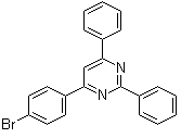 structure of CAS# 58536-46-2, 4-(4-Bromophenyl)-2,6-diphenylpyrimidine