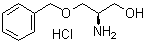structure of CAS# 58577-95-0, (R)-2-Amino-3-(benzyloxy)propan-1-ol hydrochloride