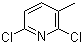 structure of CAS# 58584-94-4, 2,6-Dichloro-3-methylpyridine