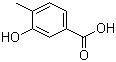 结构式 CAS# 586-30-1, 3-羟基-4-甲基苯甲酸