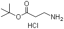 结构式 CAS# 58620-93-2, beta-丙氨酸叔丁酯盐酸盐