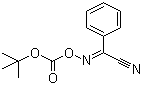 结构式 CAS# 58632-95-4, 2-(叔丁氧羰基氧亚氨基)-2-苯乙腈; 叔丁基苯乙腈肟碳酸酯