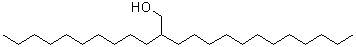 结构式 CAS# 58670-89-6, 2-癸基十四烷醇