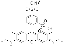 Acid Red 50 molecular structure (CAS 5873-16-5)