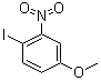 structure of CAS# 58755-70-7, 4-Iodo-3-nitroanisole;1-Iodo-4-methoxy-2-nitrobenzene; 3-Nitro-4-iodoanisole; NSC 158572