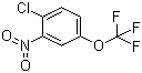 2-Chloro-5-(trifluoromethoxy)nitrobenzene molecular structure (CAS 588-09-0)