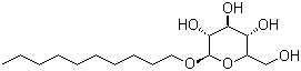 结构式 CAS# 58846-77-8, 癸基吡喃葡萄糖苷; 癸基-beta-D-吡喃葡萄糖苷