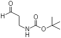 (3-氧代丙基)氨基甲酸叔丁酯分子结构 (CAS 58885-60-2)