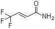 structure of CAS# 590-76-1, 4,4,4-Trifluorocrotonamide;4,4,4-Trifluoro-2-butenamide