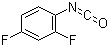 2,4-Difluorophenyl isocyanate molecular structure (CAS 59025-55-7)