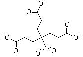 Nitromethanetrispropionic acid molecular structure (CAS 59085-15-3)
