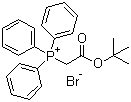 structure of CAS# 59159-39-6, (tert-Butoxycarbonylmethyl)triphenylphosphanium bromide
