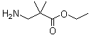 3-Amino-2,2-dimethylpropionic acid ethyl ester molecular structure (CAS 59193-77-0)