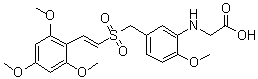 结构式 CAS# 592542-59-1, Rigosertib