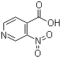 结构式 CAS# 59290-82-3, 3-硝基-4-吡啶羧酸