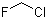 structure of CAS# 593-70-4, Chlorofluoromethane;Fluorocarbon 31