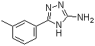 5-(3-Methylphenyl)-4H-1,2,4-triazol-3-amine molecular structure (CAS 59301-24-5)