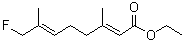 (E,E)-8-Fluoro-3,7-dimethyl-2,6-octadienoic acid ethyl ester molecular structure (CAS 5944-61-6)