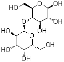 beta-Lactose molecular structure (CAS 5965-66-2)