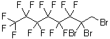 结构式 CAS# 59665-25-7, 7,7,8-三溴-1,1,1,2,2,3,3,4,4,5,5,6,6-十三氟辛烷