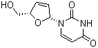 2',3'-Didehydro-2',3'-dideoxyuridine molecular structure (CAS 5974-93-6)