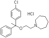 Setastine hydrochloride molecular structure (CAS 59767-13-4)