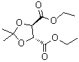 结构式 CAS# 59779-75-8, (R,R)-O,O-异亚丙基酒石酸二乙酯