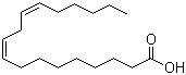 结构式 CAS# 60-33-3, 亚油酸; 亚麻油酸; (Z,Z)-9,12-十八碳二烯酸