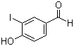 structure of CAS# 60032-63-5, 3-Iodo-4-hydroxybenzaldehyde;4-Hydroxy-3-iodobenzaldehyde