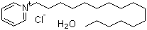 结构式 CAS# 6004-24-6, 十六烷基氯化吡啶; 氯化十六烷基吡啶