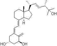 结构式 CAS# 60133-18-8, 1alpha,25-二羟基维生素 D2