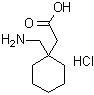 加巴喷丁盐酸盐分子结构 (CAS 60142-95-2)