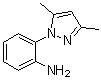 3,5-Dimethyl-1-(2-aminophenyl)pyrazole molecular structure (CAS 60418-47-5)
