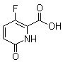3-Fluoro-1,6-dihydro-6-oxo-2-pyridinecarboxylic acid molecular structure (CAS 604774-05-2)