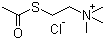Acetylthiocholine chloride molecular structure (CAS 6050-81-3)