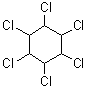 1,2,3,4,5,6-六氯环己烷分子结构 (CAS 608-73-1)