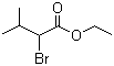 2-溴代异戊酸乙酯分子结构 (CAS 609-12-1)