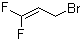 3-溴-1,1-二氟丙烯分子结构 (CAS 60917-29-5)