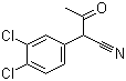 2-(3,4-Dichlorophenyl)-3-oxobutanenitrile molecular structure (CAS 6097-31-0)