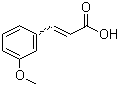 structure of CAS# 6099-04-3, 3-Methoxycinnamic acid;m-Methoxycinnamic acid; trans-3-(3-Methoxyphenyl)acrylic acid